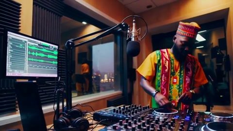 Video 1, shot 3: Turntables
