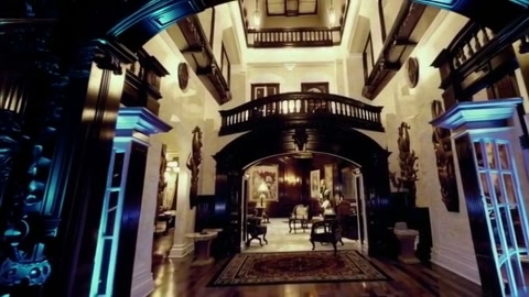 Video 2, shot 14: Ornate woodwork