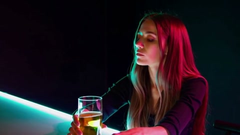 Video 4, shot 1: Neon bar