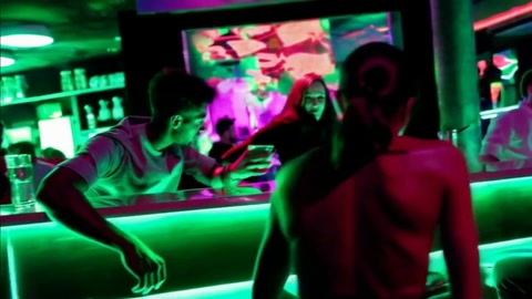 Video 4, shot 13: Clinking glasses